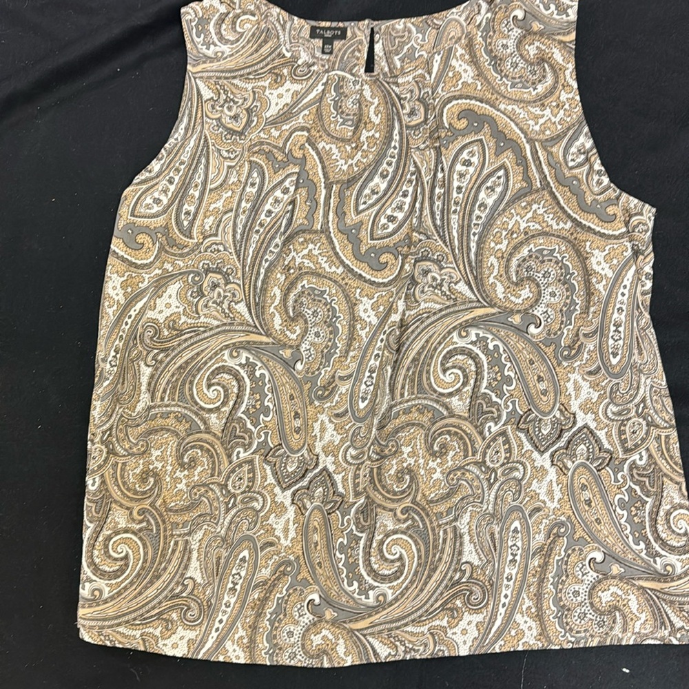 Plus size Talbots silk blouse